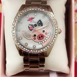 Betsey Johnson Piggy Watch
